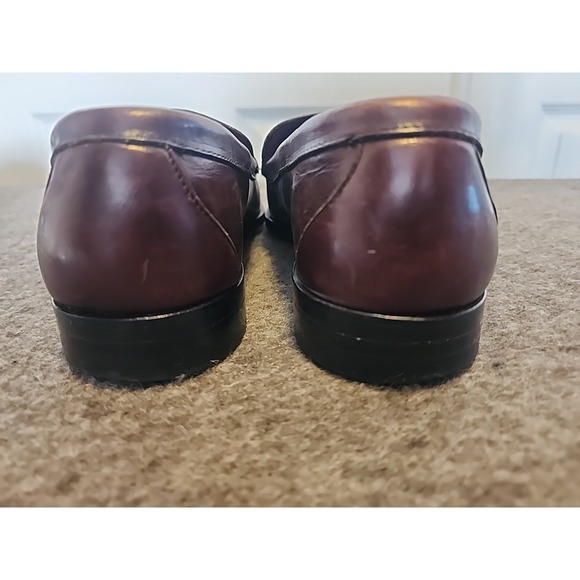 Allen Edmonds Saratoga Tassel Loafers‎ Men\'s 11 Burgundy Leather Made in The USA main image 10